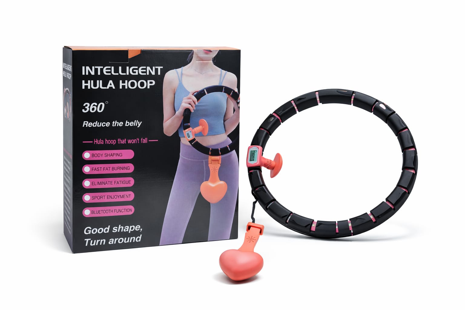 Smart Hula Hoop Reifen mit Zähler und Gewicht für effektives Bauchtraining
